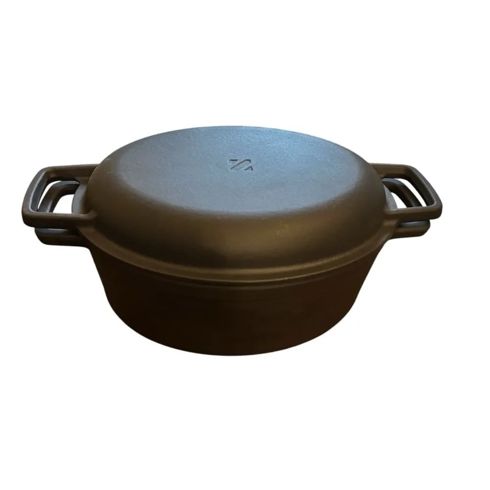Geoffrey Zakarian 6-qt Cast Iron Non-stick Oval Dutch Oven With Lid